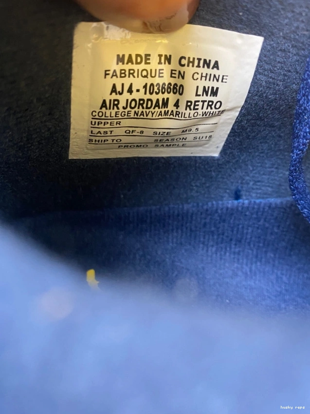 Rep Husky 4 Michigan Jordan (PE) Retro Air AJ4-1036660 0707